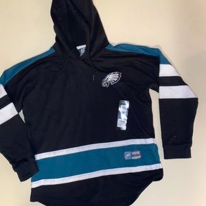 Women’s Large Philadelphia Eagles Pull Over Hoodie